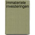 Immateriele investeringen
