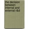 The decision between Internal and external R&D by D.B. Audretsch