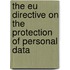 The EU directive on the protection of personal data
