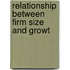 Relationship between firm size and growt