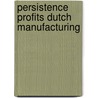 Persistence profits dutch manufacturing door Kleyweg
