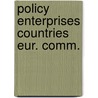 Policy enterprises countries eur. comm. by Koning