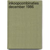 Inkoopcombinaties december 1986 door Boer