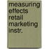 Measuring effects retail marketing instr.