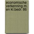 Economische verkenning m. en kl.bedr. 86