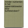 Minder nutrienten in het oppervlaktewater door buffetstroken? door A.B.M. Orleans