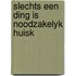 Slechts een ding is noodzakelyk huisk