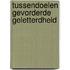 Tussendoelen gevorderde geletterdheid