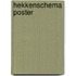 Hekkenschema poster