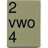 2 Vwo 4 by L. van den Broek