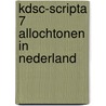 Kdsc-scripta 7 allochtonen in nederland door Manouzi