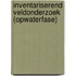 Inventariserend veldonderzoek (opwaterfase)