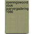 Openingswoord vbok jaarvergadering 1986