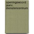 Openingswoord jaarv. dienstencentrum