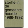 Sterfte in de gemeente heerde 1986-1992 door Kok