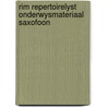 Rim repertoirelyst onderwysmateriaal saxofoon by Unknown