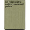 Rim repertoirelyst onderwysmateriaal guitaar by Unknown