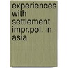 Experiences with settlement impr.pol. in asia door Onbekend