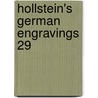 Hollstein's german engravings 29 door Hollstein