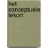 Het conceptuele tekort