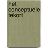 Het conceptuele tekort by W.J. Witteveen