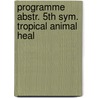 Programme abstr. 5th sym. tropical animal heal door Onbekend