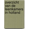 Overzicht van de leenkamers in Holland by J.C. Kort