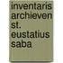 Inventaris archieven st. eustatius saba