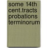 Some 14th cent.tracts probations terminorum by Ryk