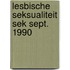 Lesbische seksualiteit sek sept. 1990