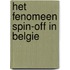 Het fenomeen spin-off in Belgie