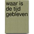 Waar is de tijd gebleven
