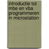 Introductie tot MBE en VBA programmeren in MicroStation door M. Jongsma