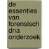 De Essenties van forensisch DNA onderzoek
