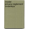 Model privacy-reglement onderwys by Unknown