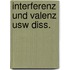 Interferenz und valenz usw diss.