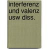 Interferenz und valenz usw diss. by Weeren