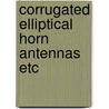 Corrugated elliptical horn antennas etc door Worm