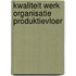 Kwaliteit werk organisatie produktievloer