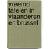 Vreemd tafelen in vlaanderen en brussel