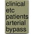 Clinical etc patients arterial bypass