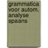 Grammatica voor autom. analyse spaans