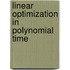 Linear optimization in polynomial time