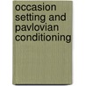 Occasion setting and pavlovian conditioning door E. van Wijk