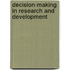 Decision-making in research and development
