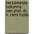 Verzamelde columns van prof. dr. ir. Remi Hods