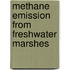 Methane emission from freshwater marshes