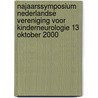 Najaarssymposium Nederlandse vereniging voor kinderneurologie 13 oktober 2000 door Onbekend