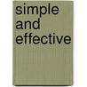 Simple and effective door T.M. van Lieshout