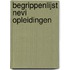 Begrippenlijst NEVI Opleidingen